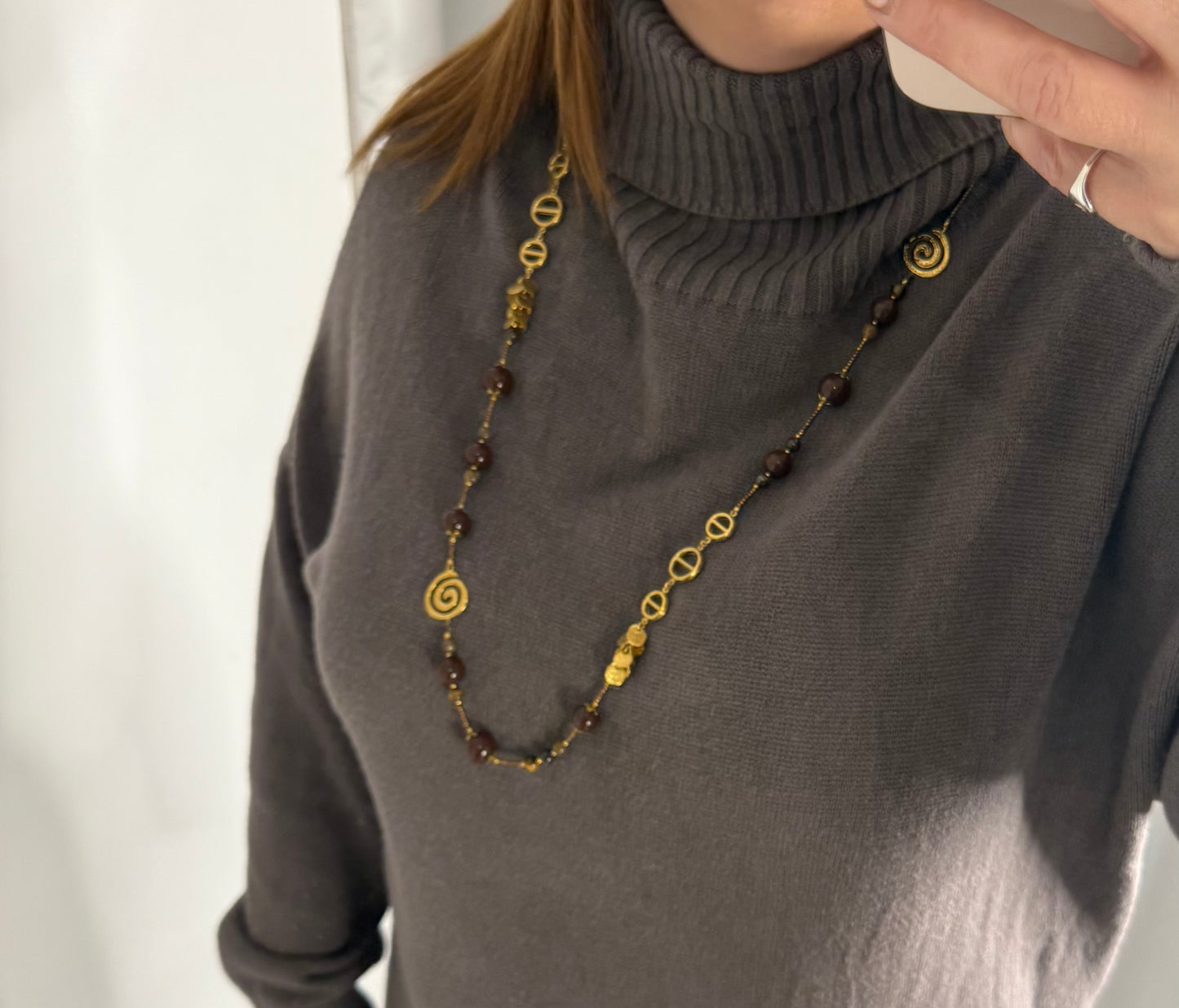 Robe pull col roulé – Taille unique du 44 au 52