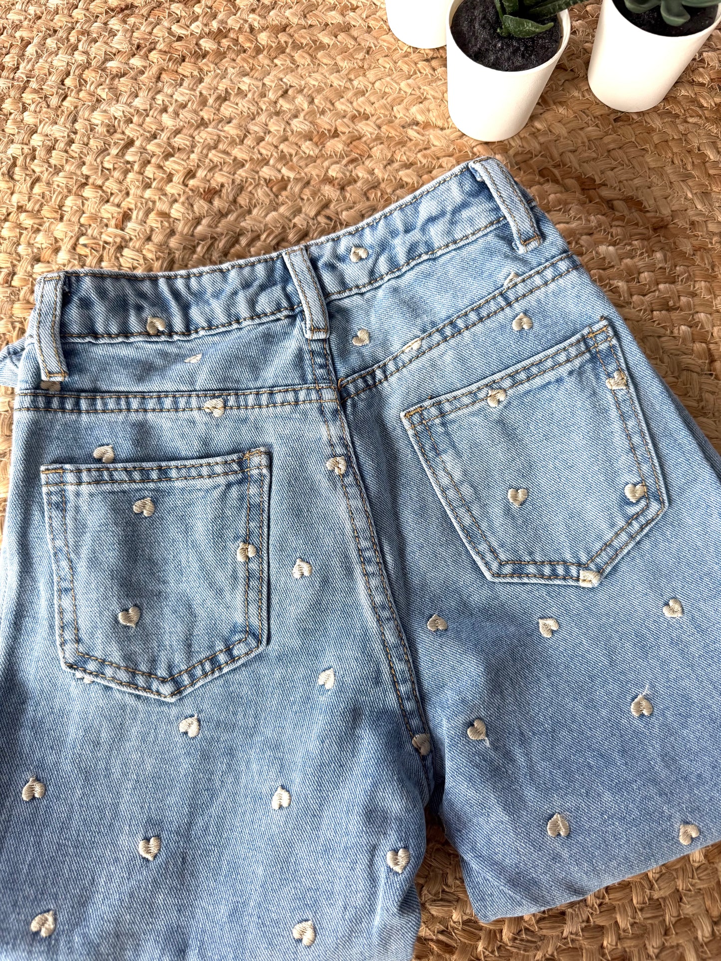 Jean Coupe Large Petits Cœurs Dorés