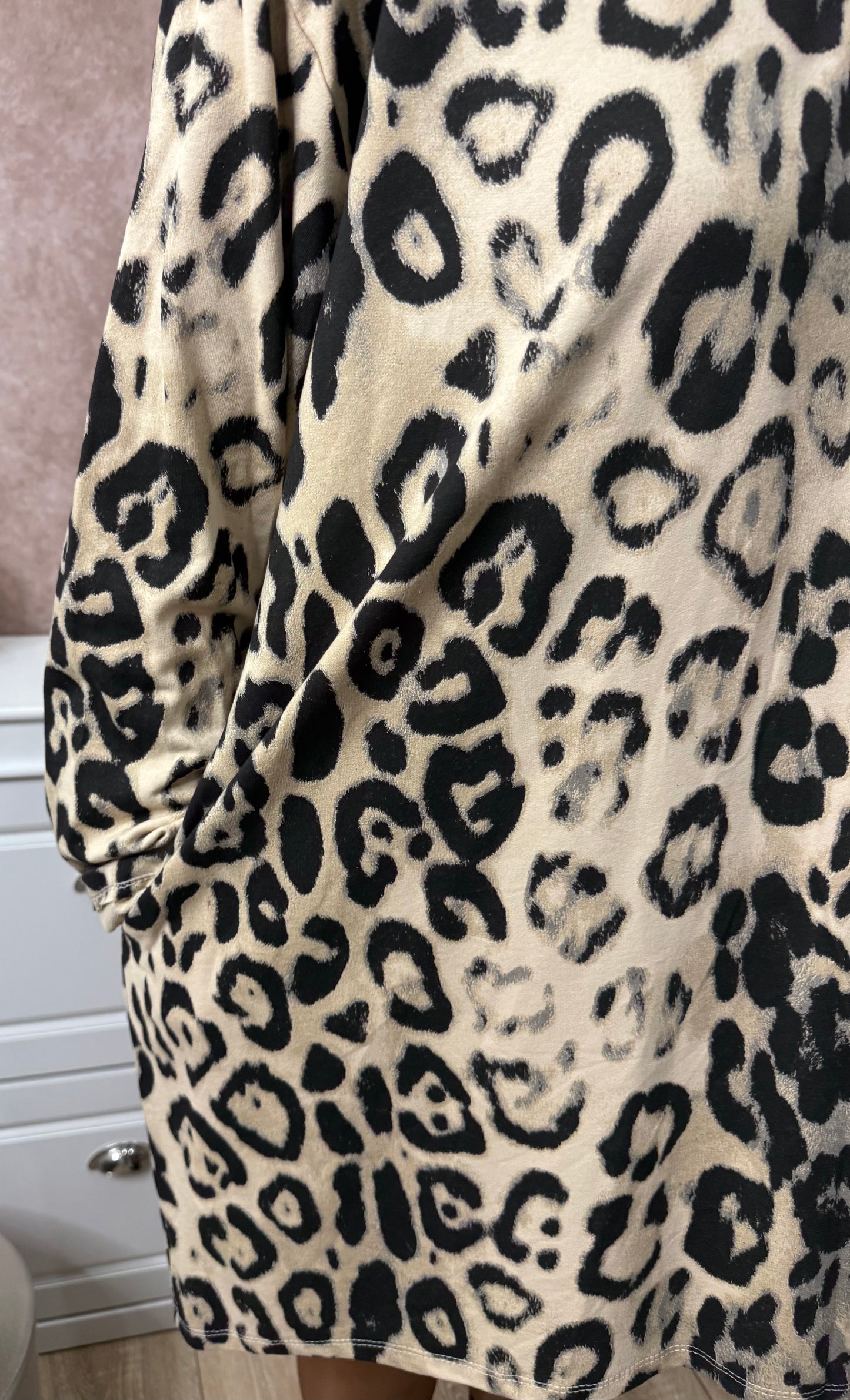 🌺 Robe imprimée 100 % coton – Taille unique (du 40 au 52)