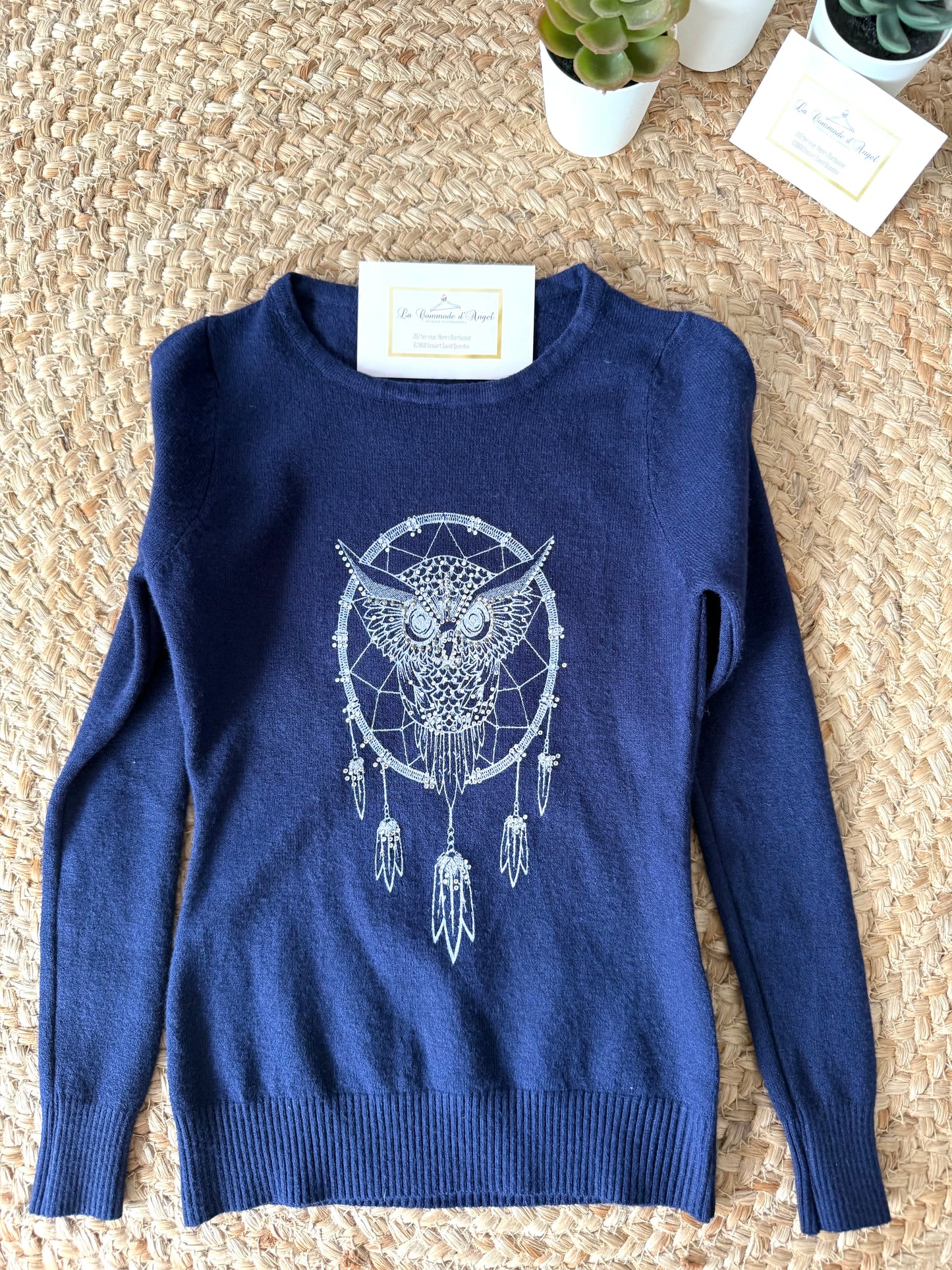 Pull Doux Attrape-Rêves et Chouette