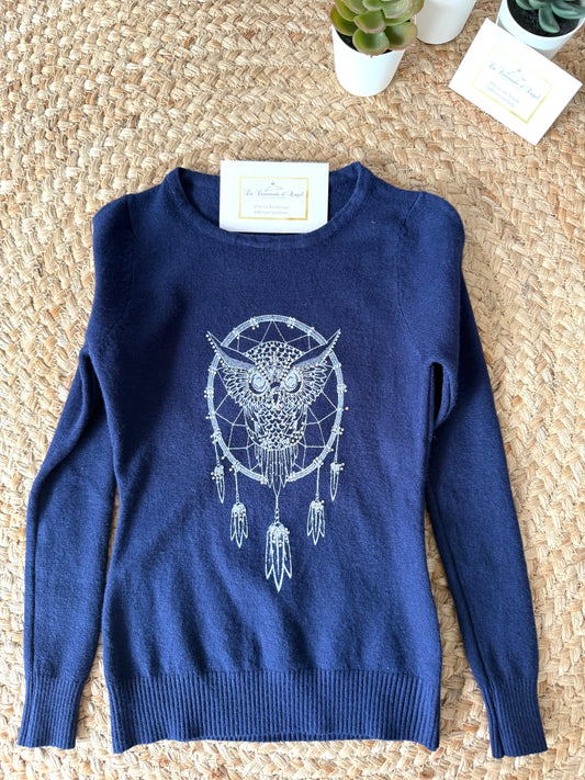 Pull Doux Attrape-Rêves et Chouette
