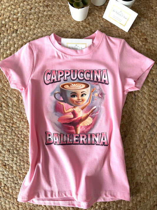 T-shirt Cappuccina Ballerina