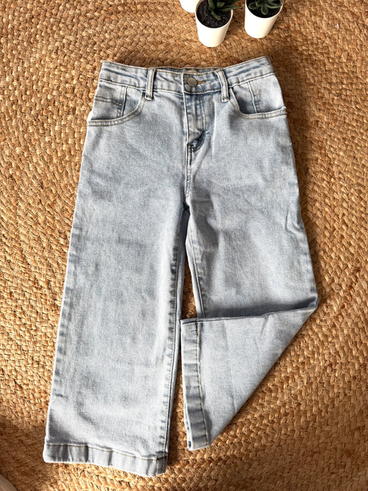 Jean Large à Taille Élastiquée