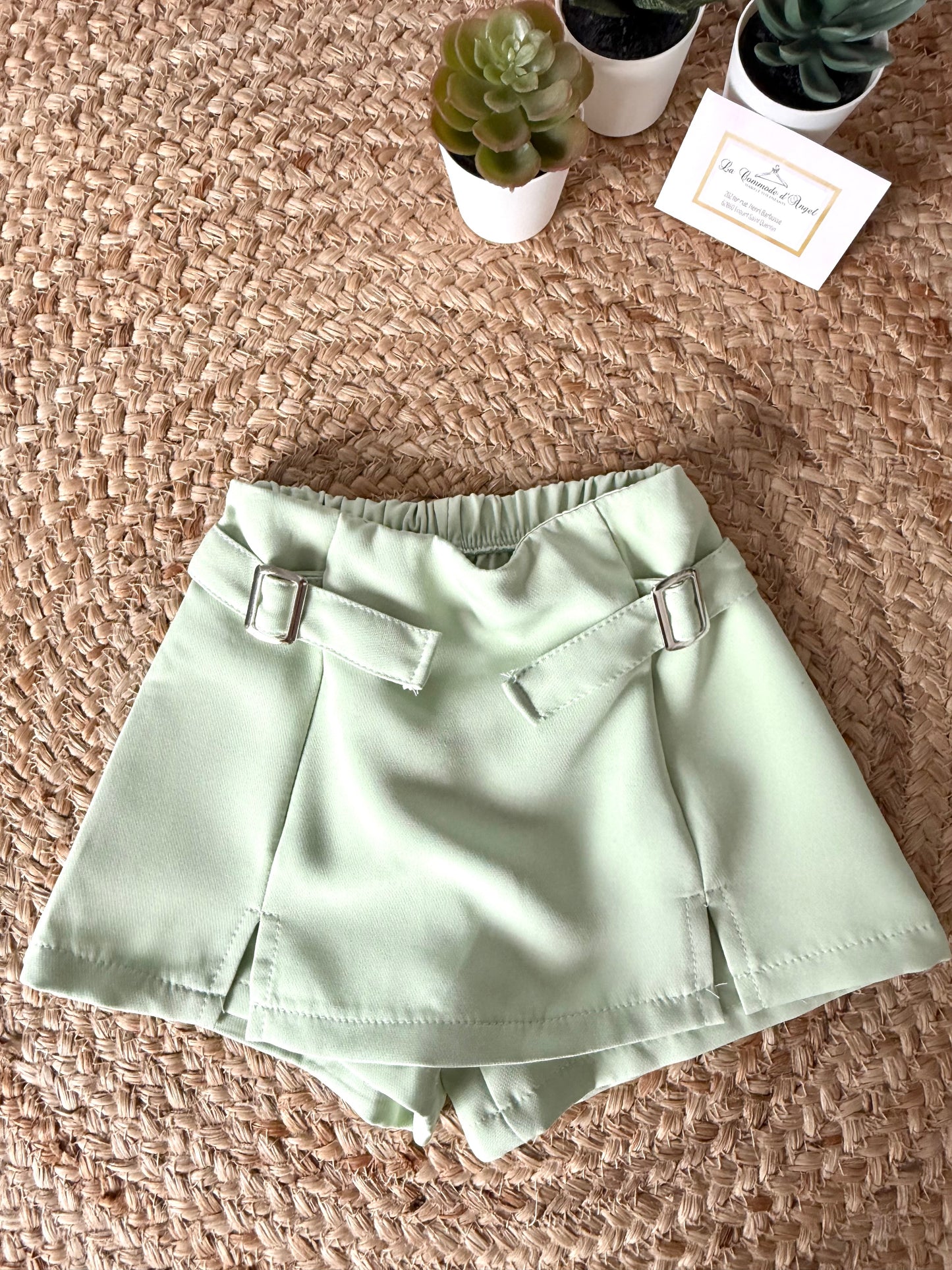 Jupe-Short à Taille Élastique