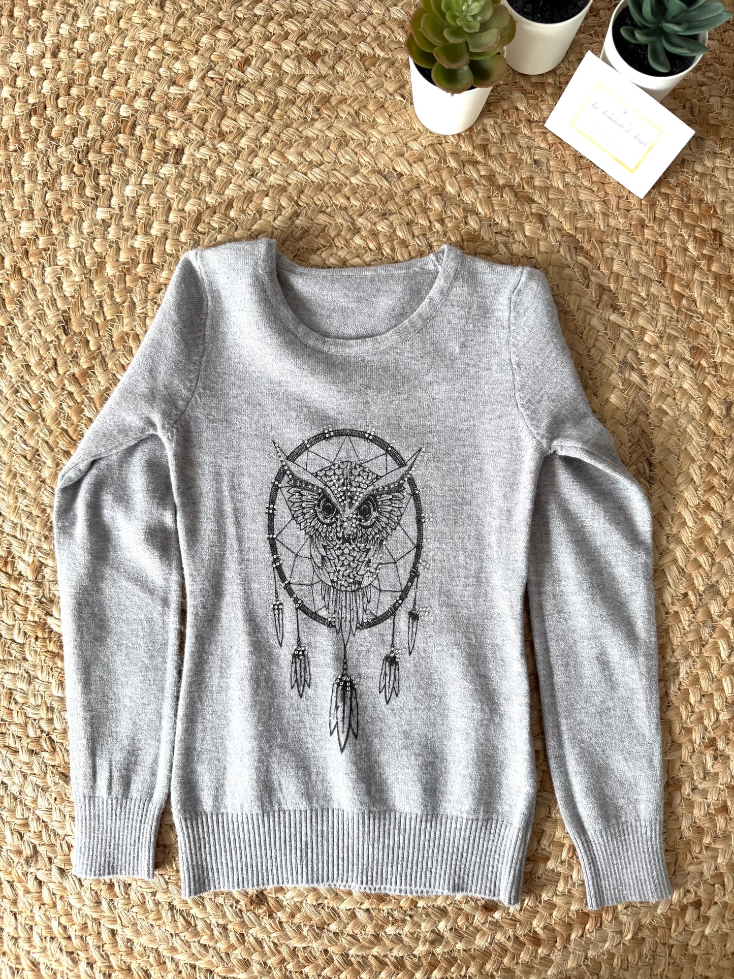 Pull Doux Attrape-Rêves et Chouette