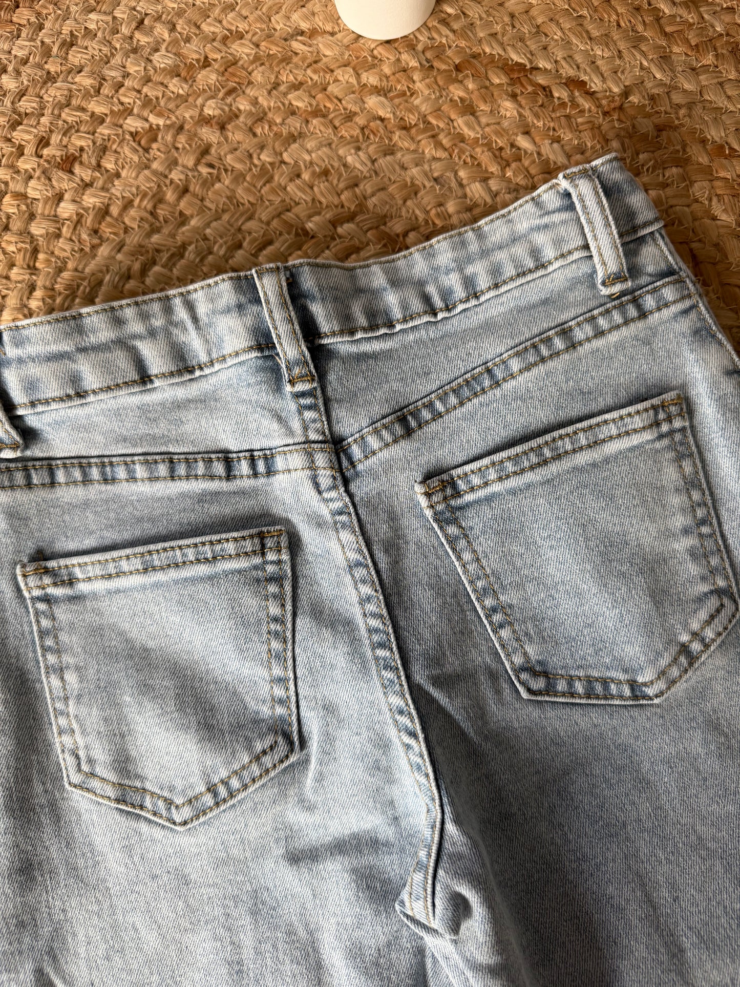 Jean Large à Taille Élastiquée