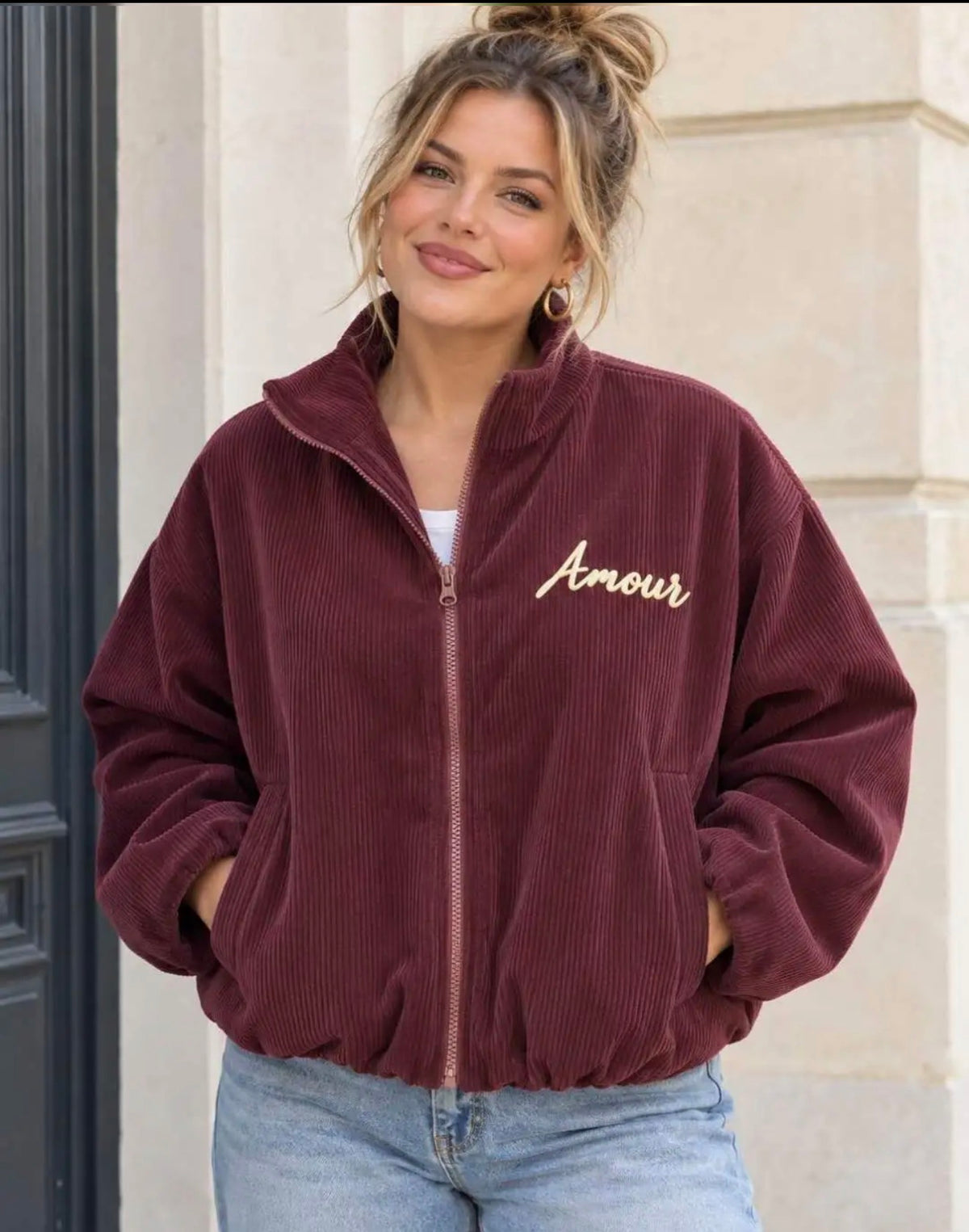❤️ VESTE AMOUR – La veste tendance et pleine de charme