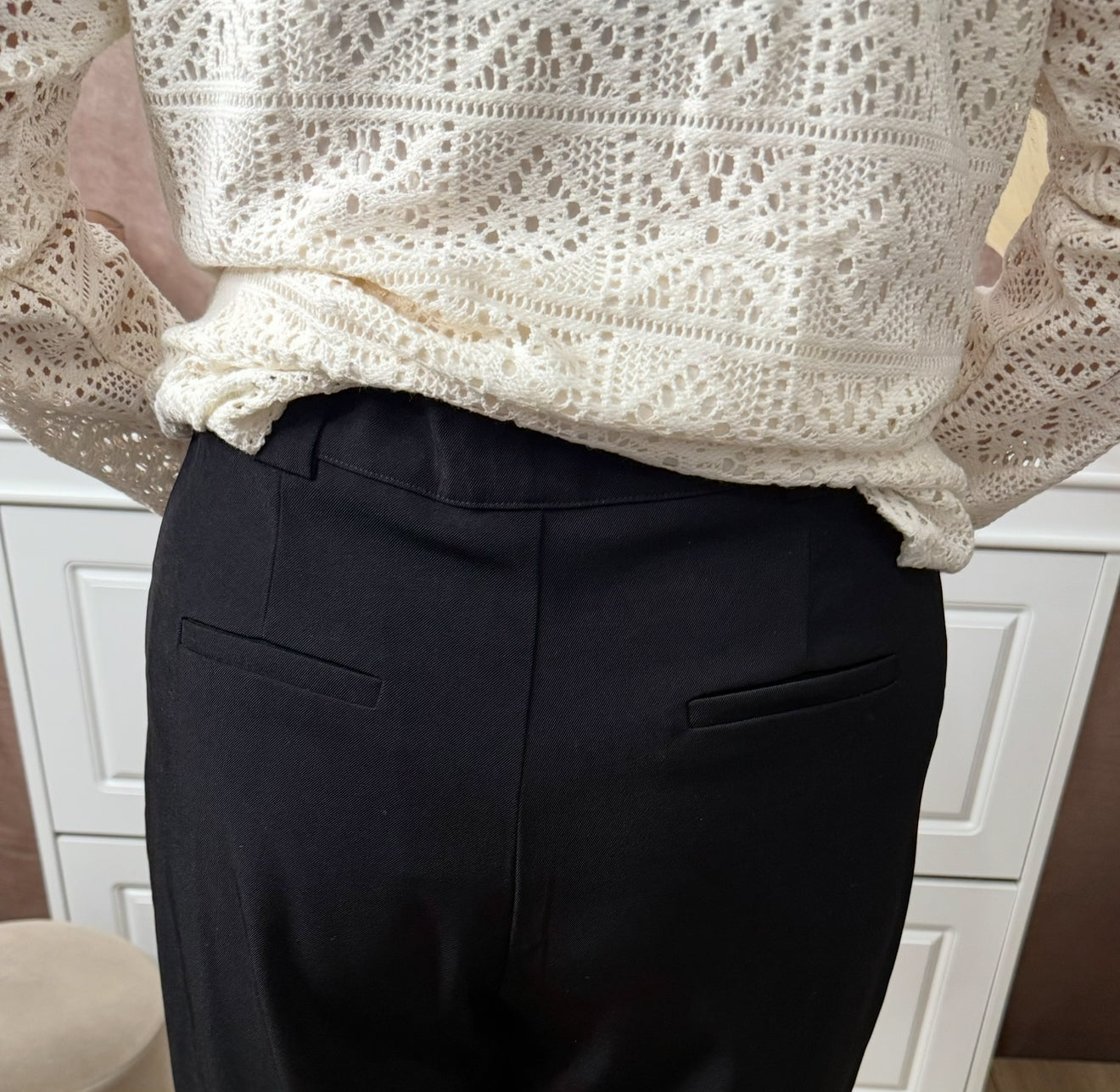 🖤 Pantalon noir femme – Habillé et élégant