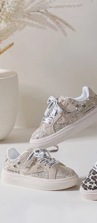 Baskets couleur Gold