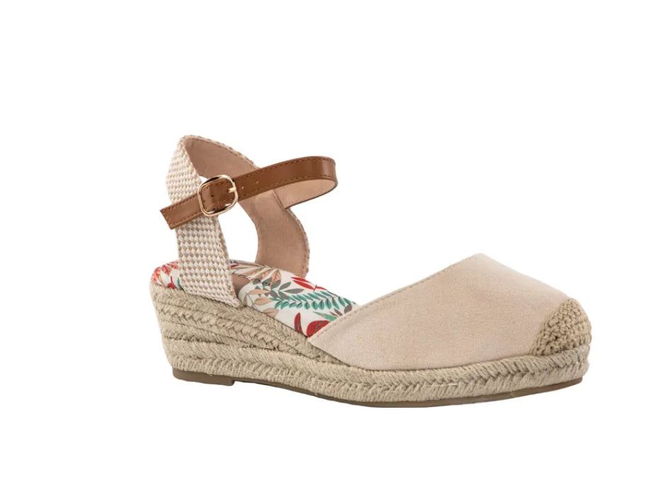 Sandales Femme Compensées Beiges – Élégance Naturelle et Confort Estival