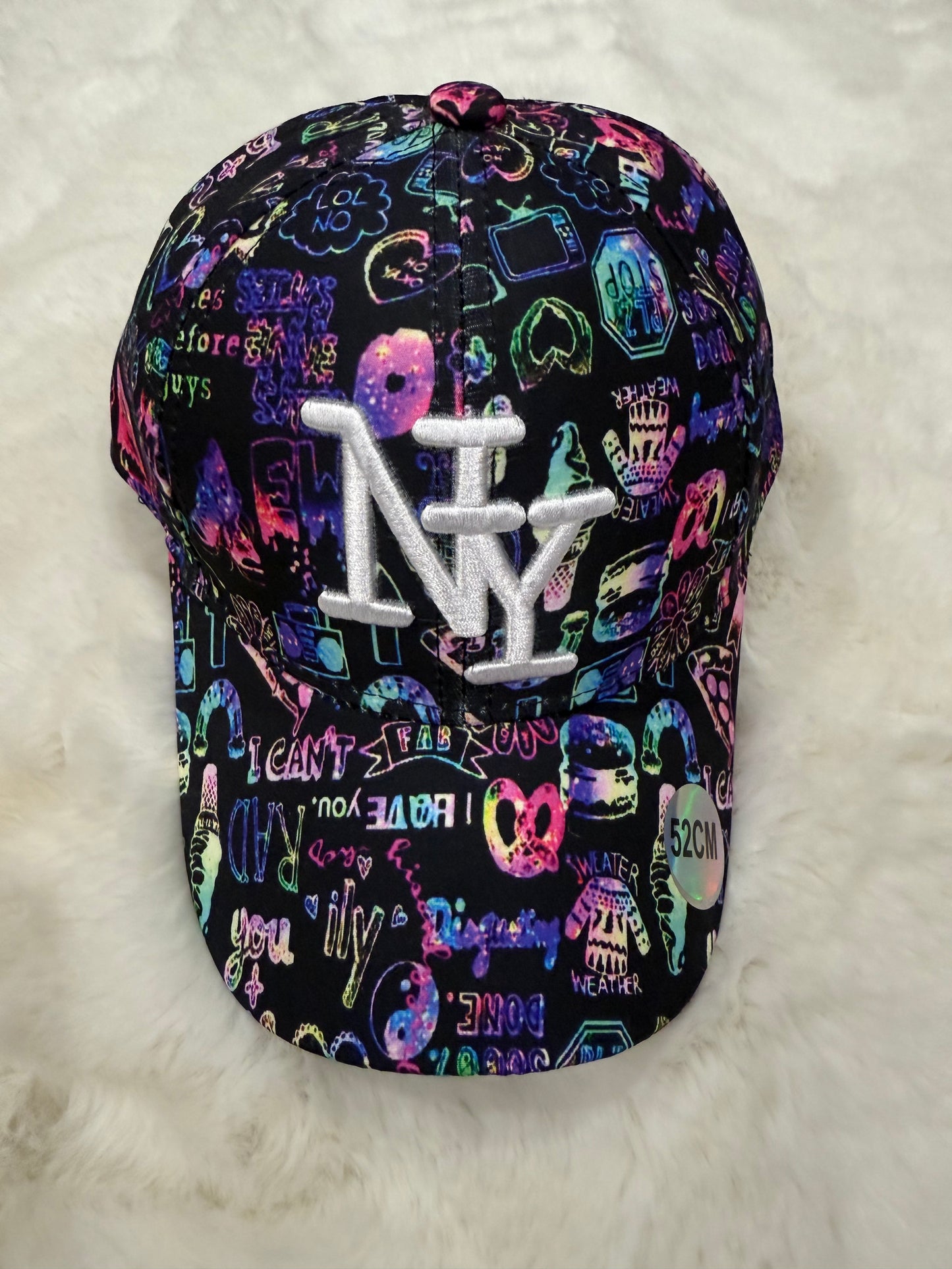 Casquette Enfant 52 cm – Mixte Fille & Garçon, Réglable.