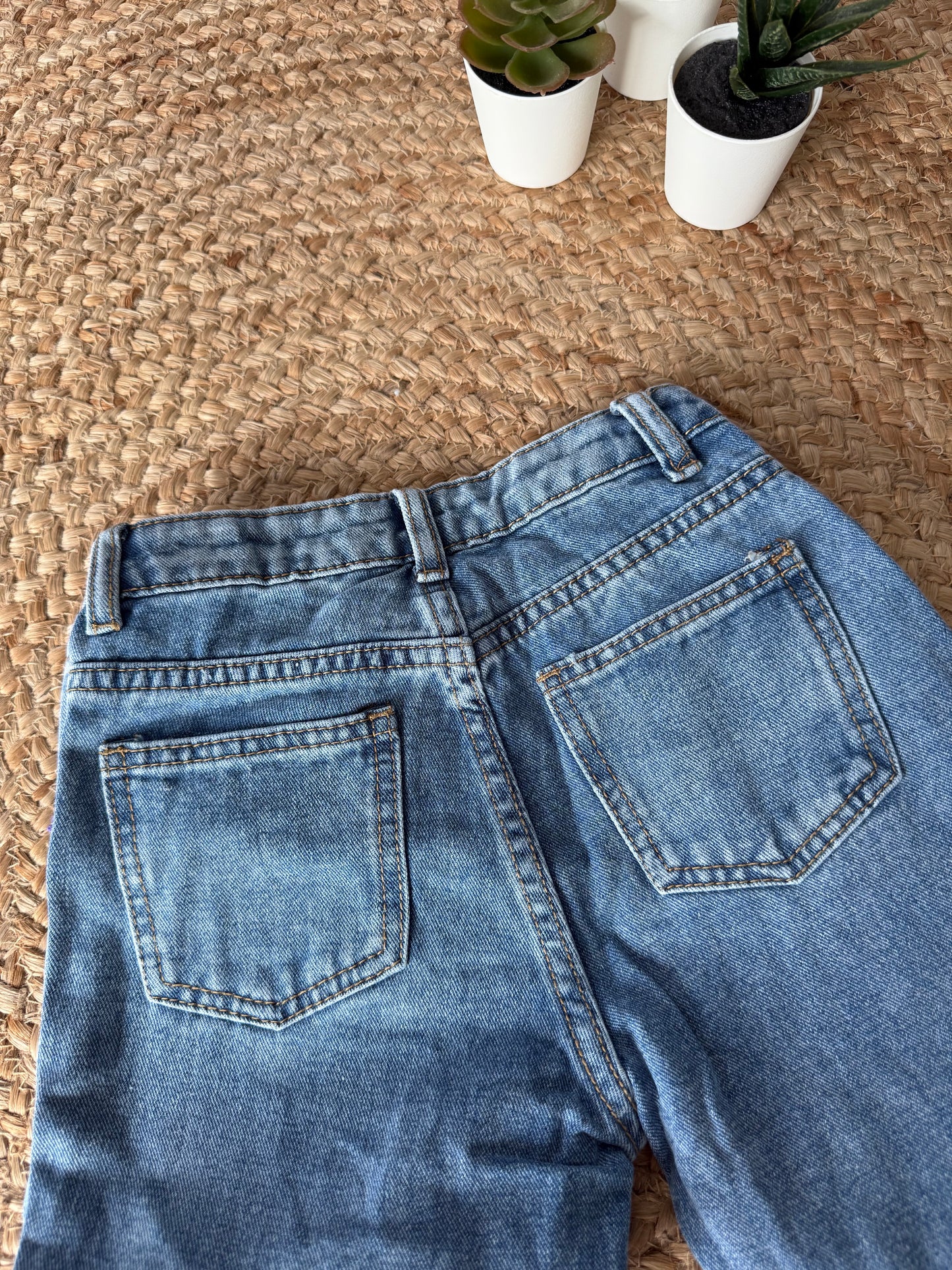 Jean Mom Love Multicolore