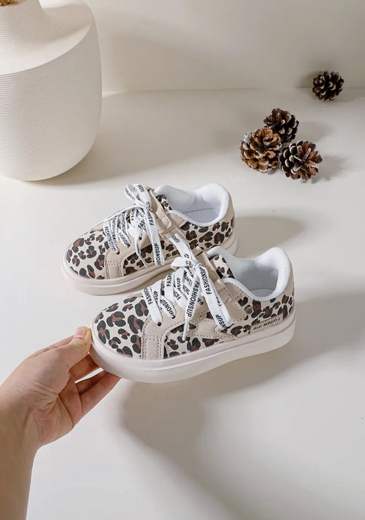 Baskets imprimées léopard
