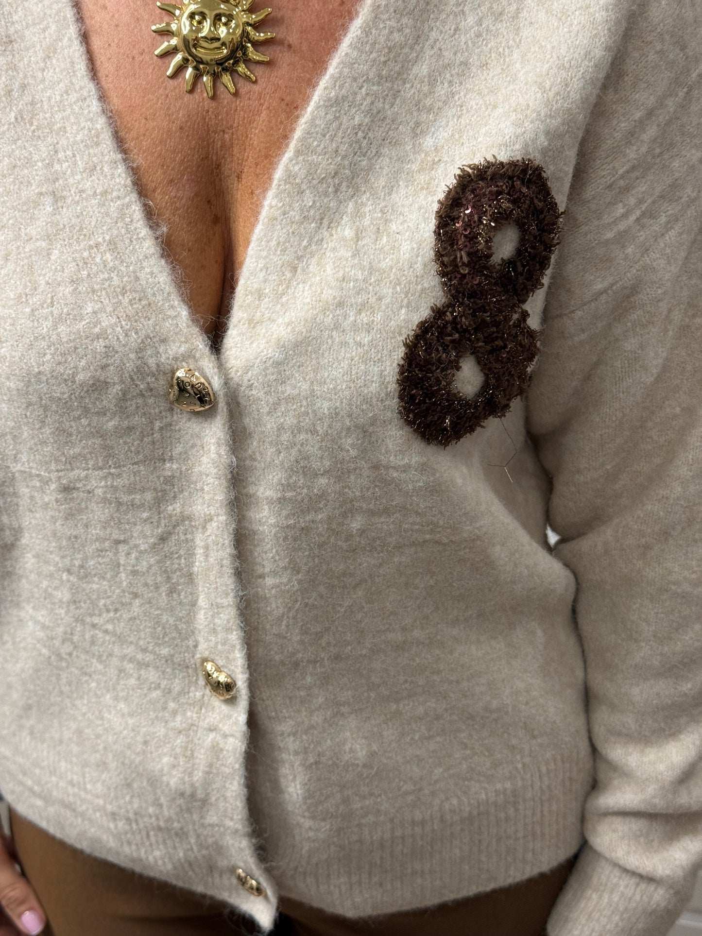 🖤 Gilet “Rock & Roll” – Taille unique (36 au 48)