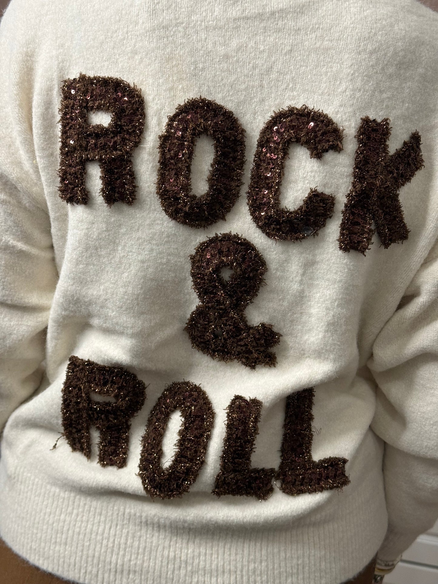 🖤 Gilet “Rock & Roll” – Taille unique (36 au 48)