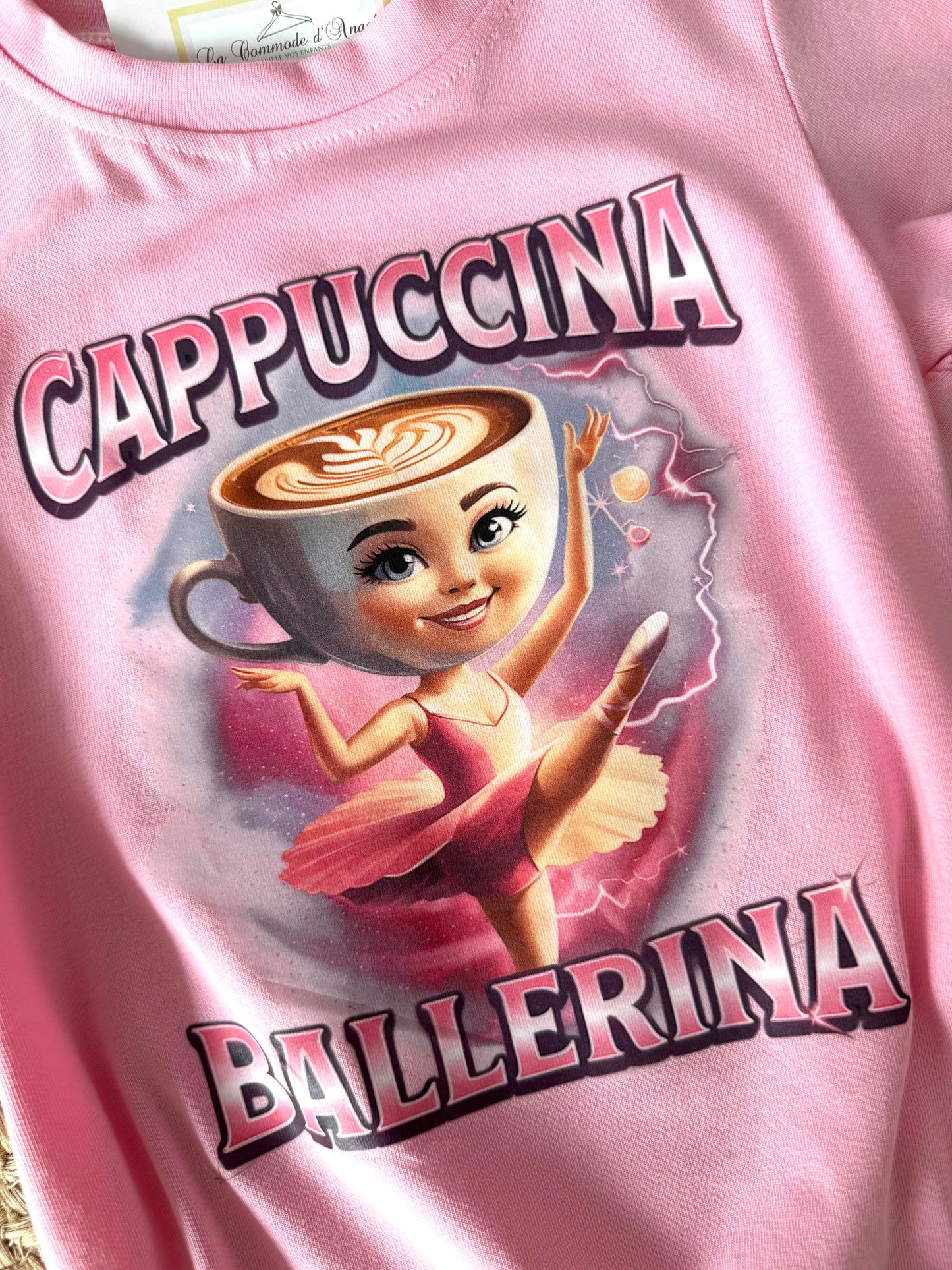 T-shirt Cappuccina Ballerina