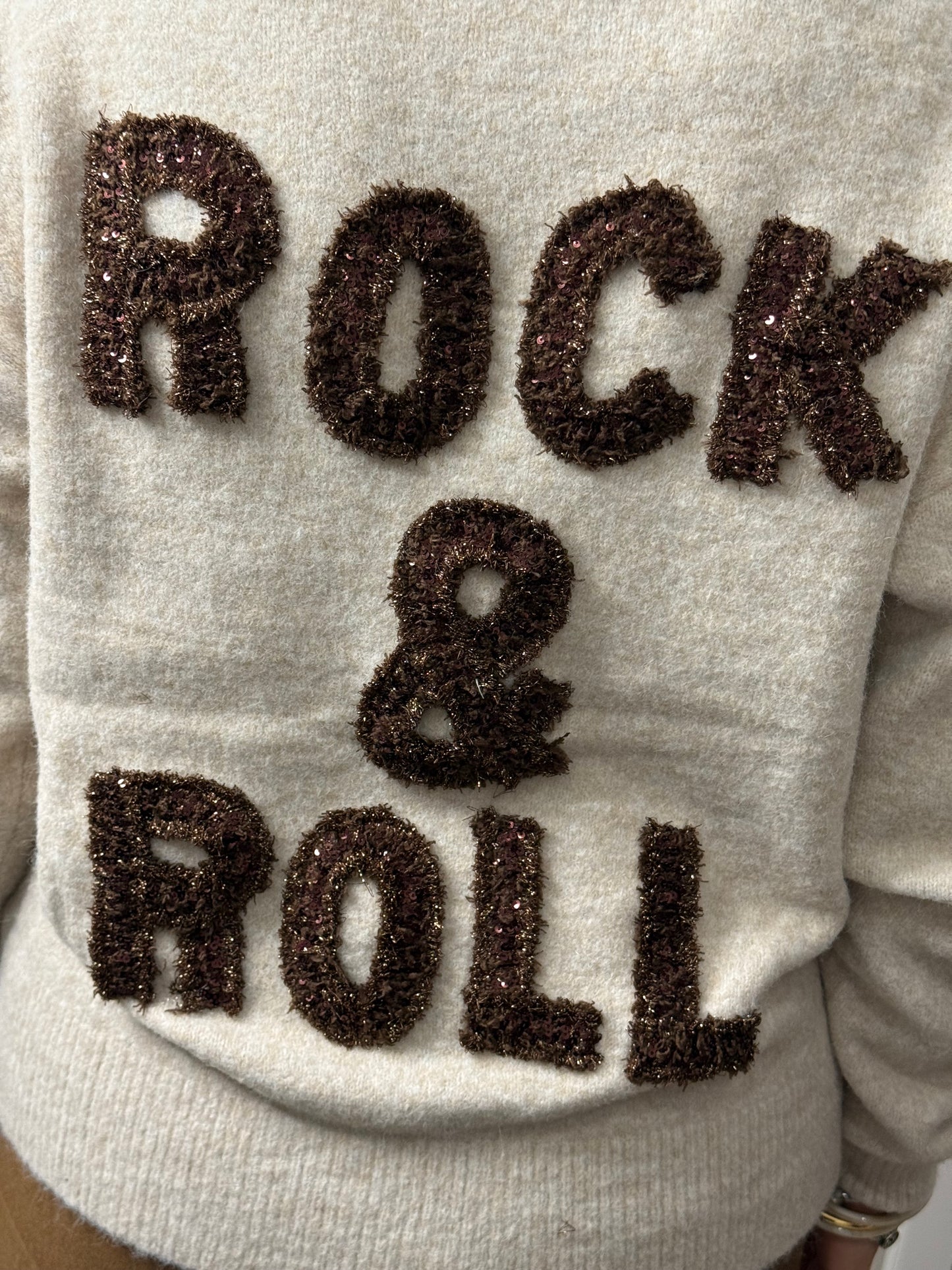 🖤 Gilet “Rock & Roll” – Taille unique (36 au 48)