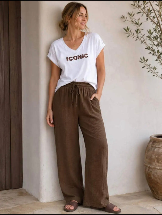 T-shirt ICONIC blanc 🐆✨