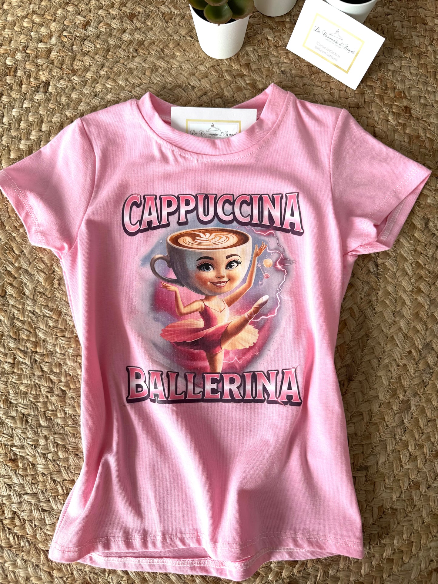 T-shirt Cappuccina Ballerina