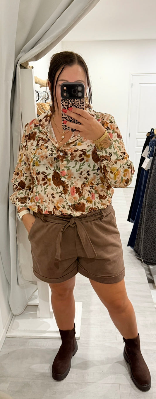 Short suédine avec ceinture 🤎✨