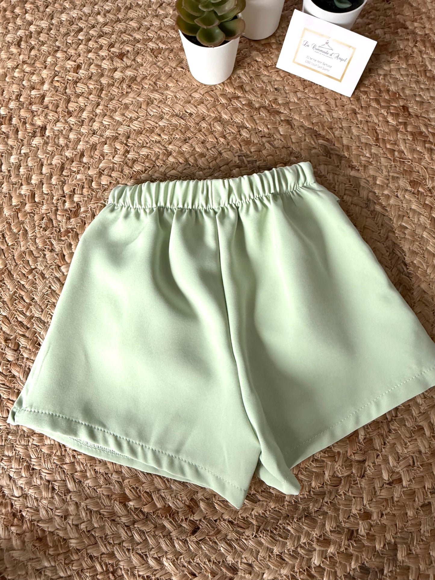 Jupe-Short à Taille Élastique