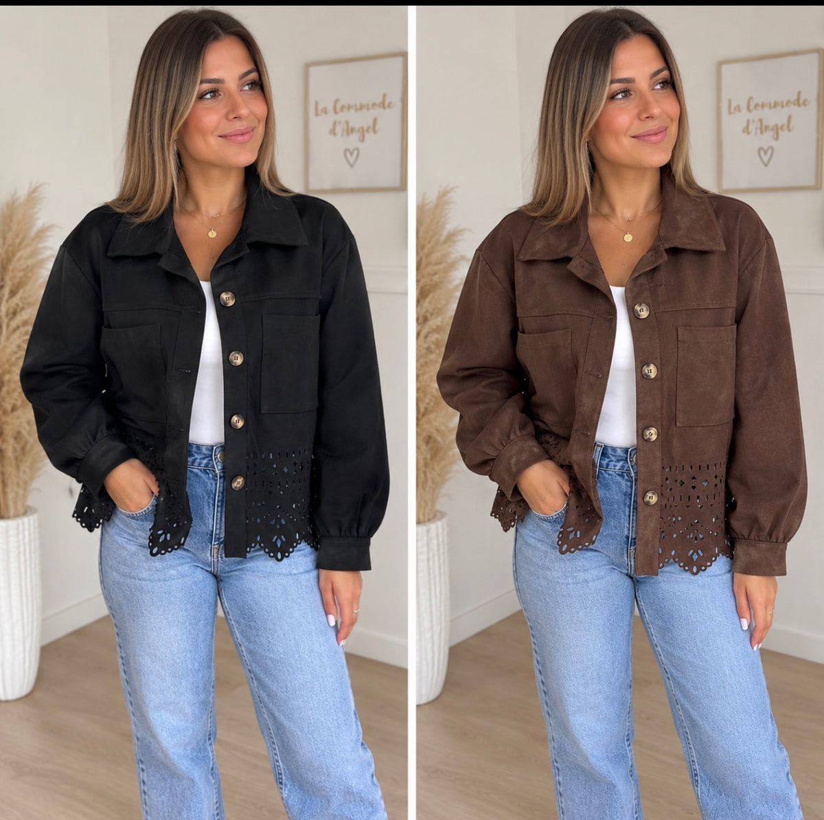 Veste en suédine ✨