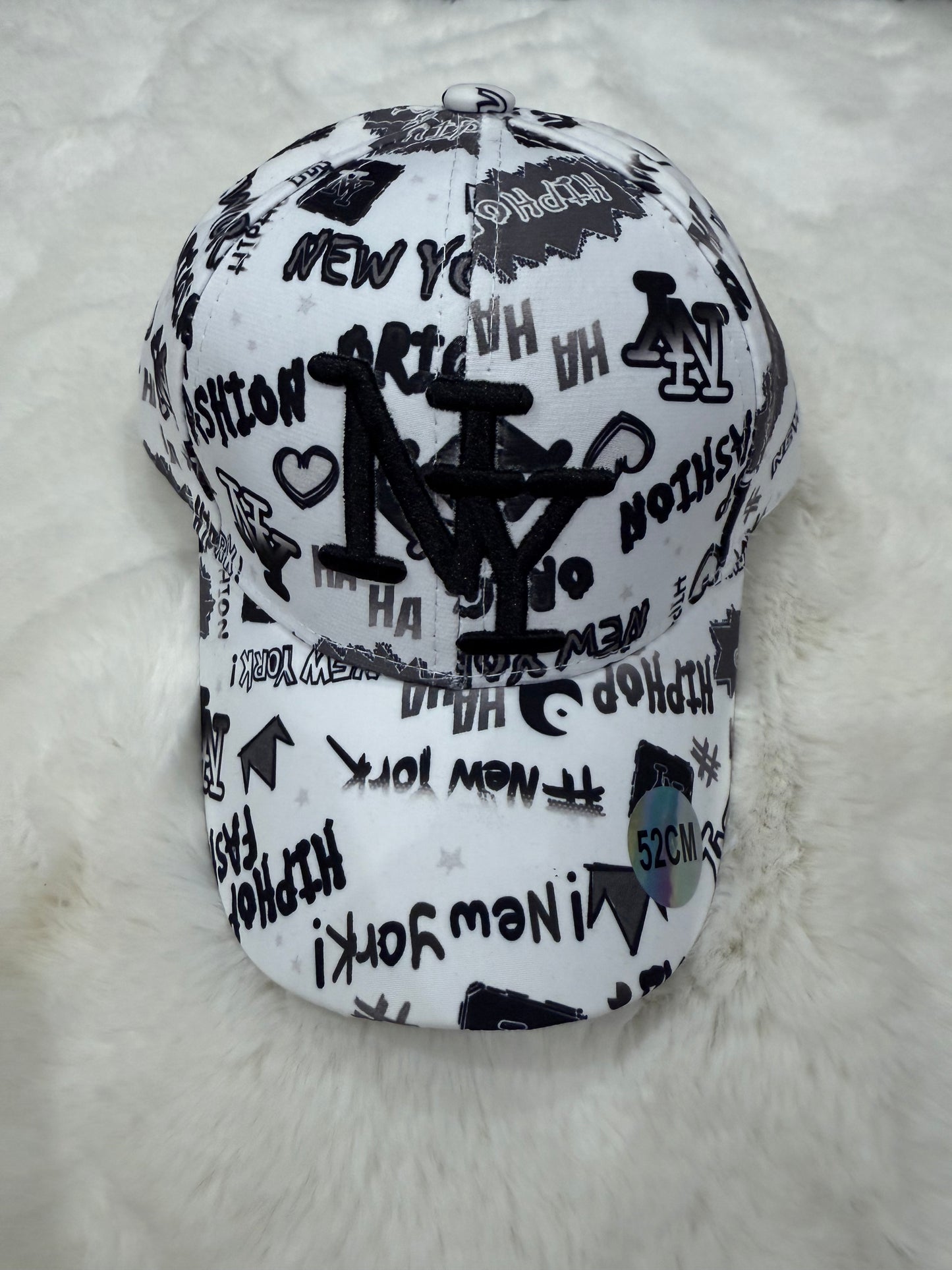 Casquette Enfant 52 cm – Mixte Fille & Garçon, Réglable.